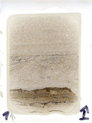 Thin sections of rocks like this were the research objects of Herbert Menzel.